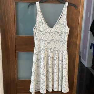 Abercrombie Lace knit skater dress